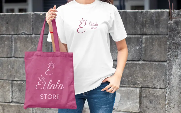 Etala tote bag and t-shirt